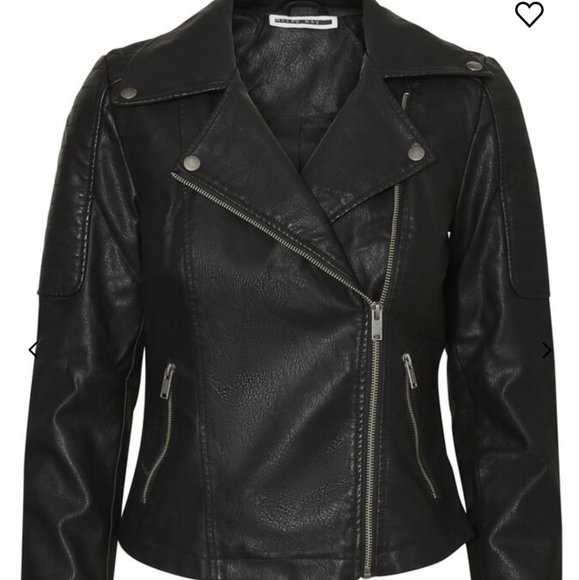 Noisy May Faux Leather Jacket | Size S | Black Leather Jacket | Coated Jacket - Picture 5 of 13